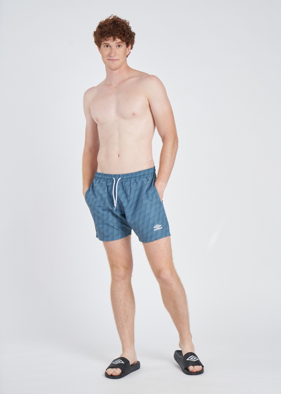 Fato de banho azul com estampado Umbro