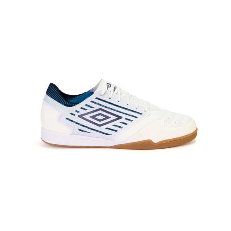 Umbro Chaleira II Pro Indoor Soccer Shoe White / Blue / Black