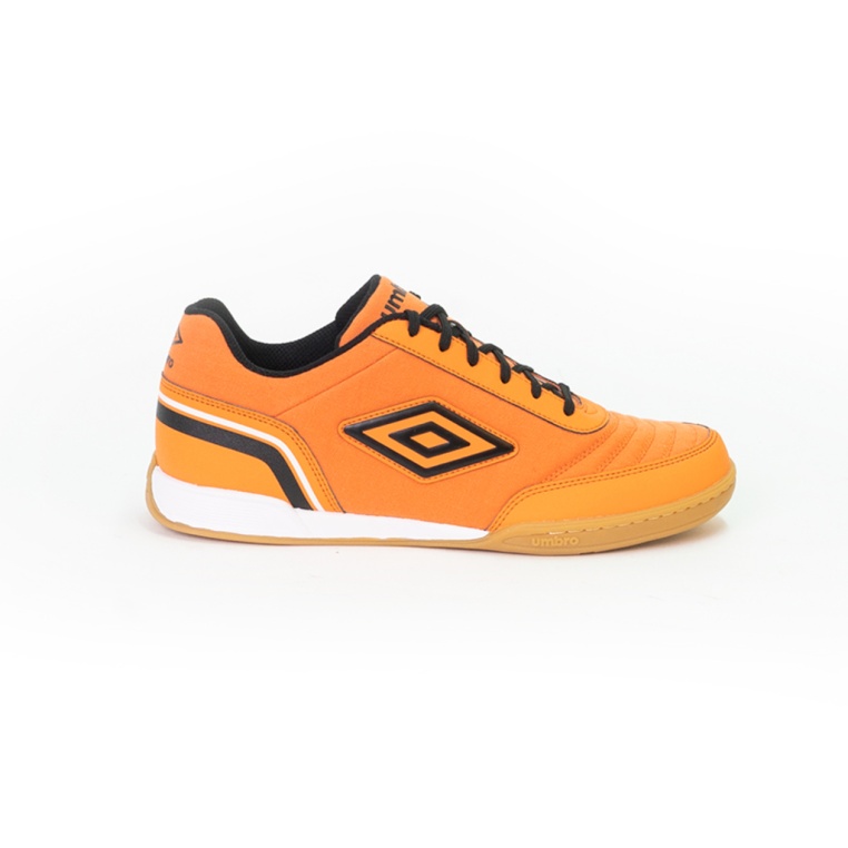 Umbro Futsal Street V Indoor Soccer Shoe Orange / Black / White