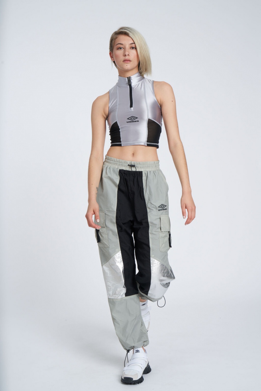UMBRO REFLECTIVE TECH PANT - WMNS MIST / BLACK / REFLECTIVE