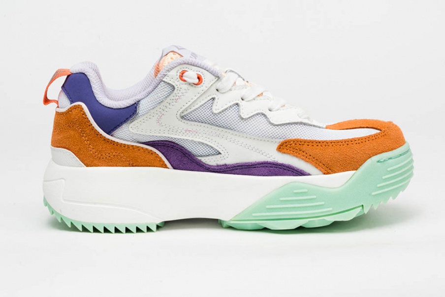 Tênis Umbro Exert Max Branco/Roxo/Verde