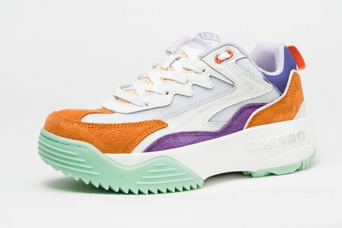 Tênis Umbro Exert Max Branco/Roxo/Verde