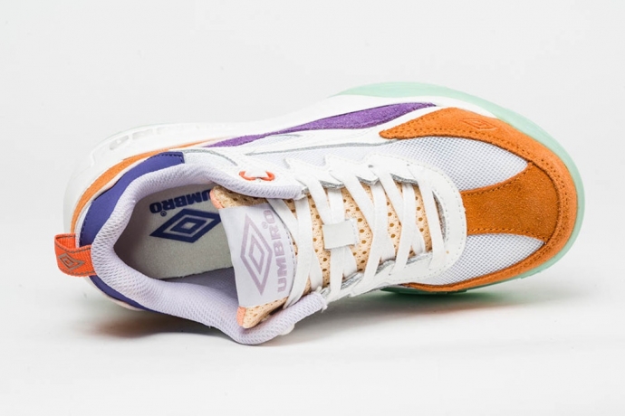 Tênis Umbro Exert Max Branco/Roxo/Verde