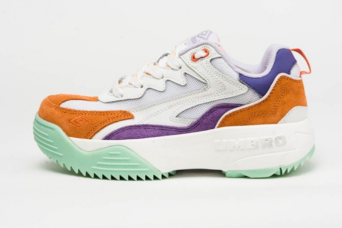 Tênis Umbro Exert Max Branco/Roxo/Verde