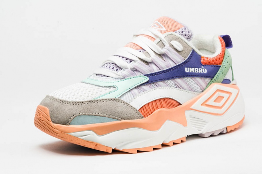 Umbro Neptune White / Blue / Rose Sneaker