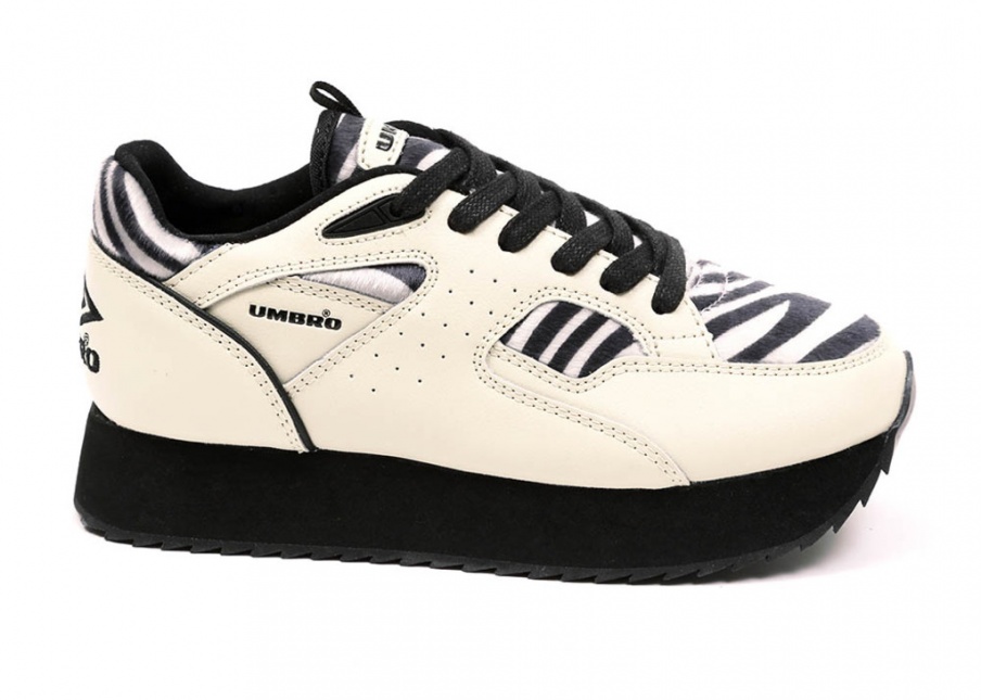 Chinelo Umbro Mundo Elite Luxe Branco / Preto