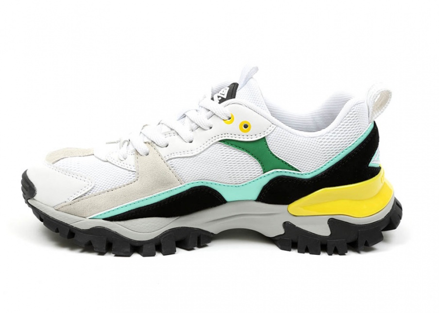 Sapato Umbro Buppy Branco/Preto/Amarelo