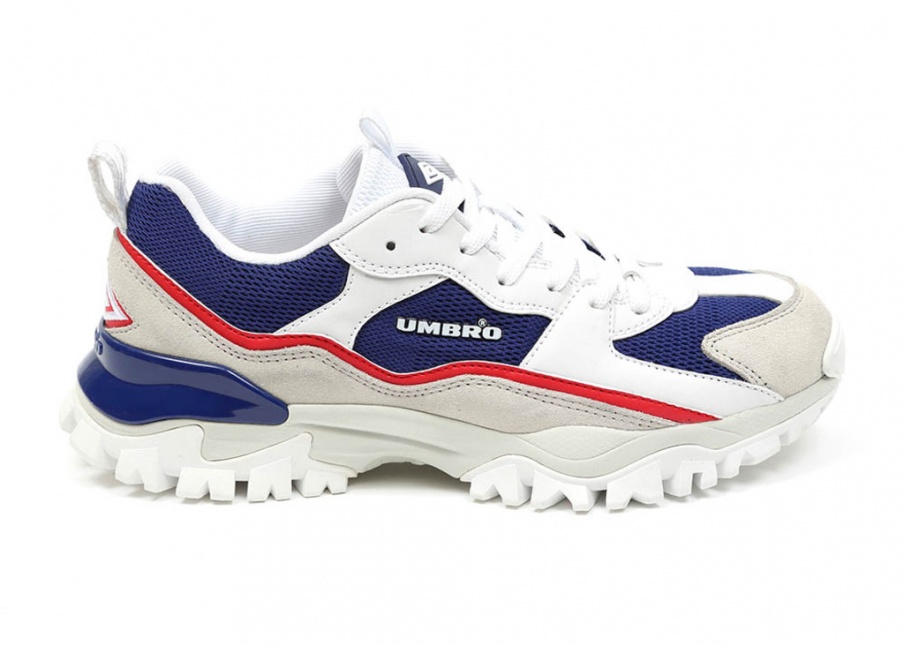 Umbro Bumpy White / Navy / Red Sneaker