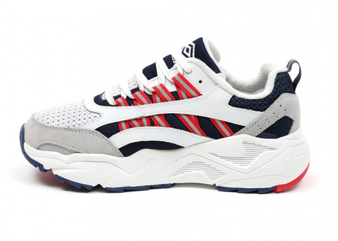 Umbro Neptune White / Navy / Red Sneaker