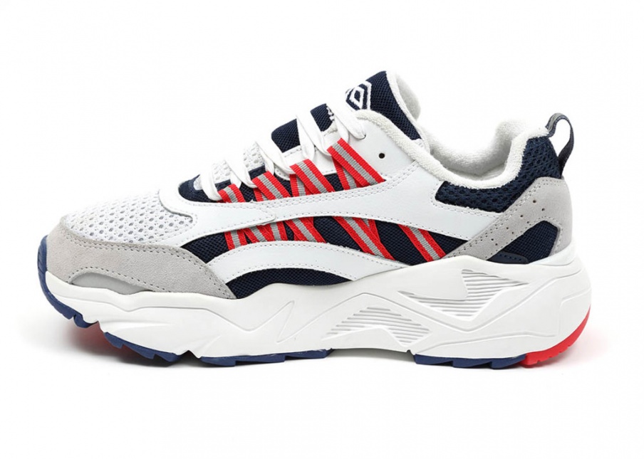 Umbro Neptune White / Navy / Red Sneaker