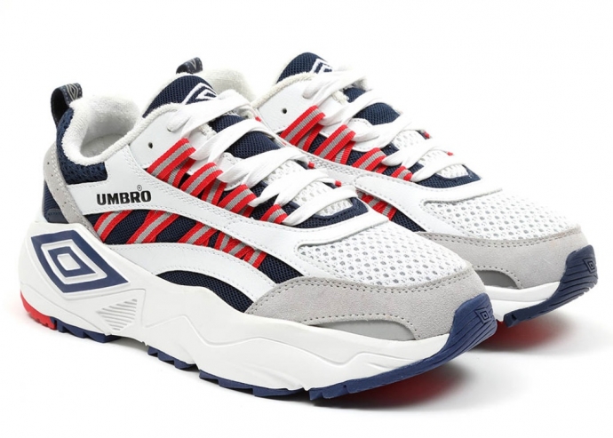 Umbro Neptune White / Navy / Red Sneaker
