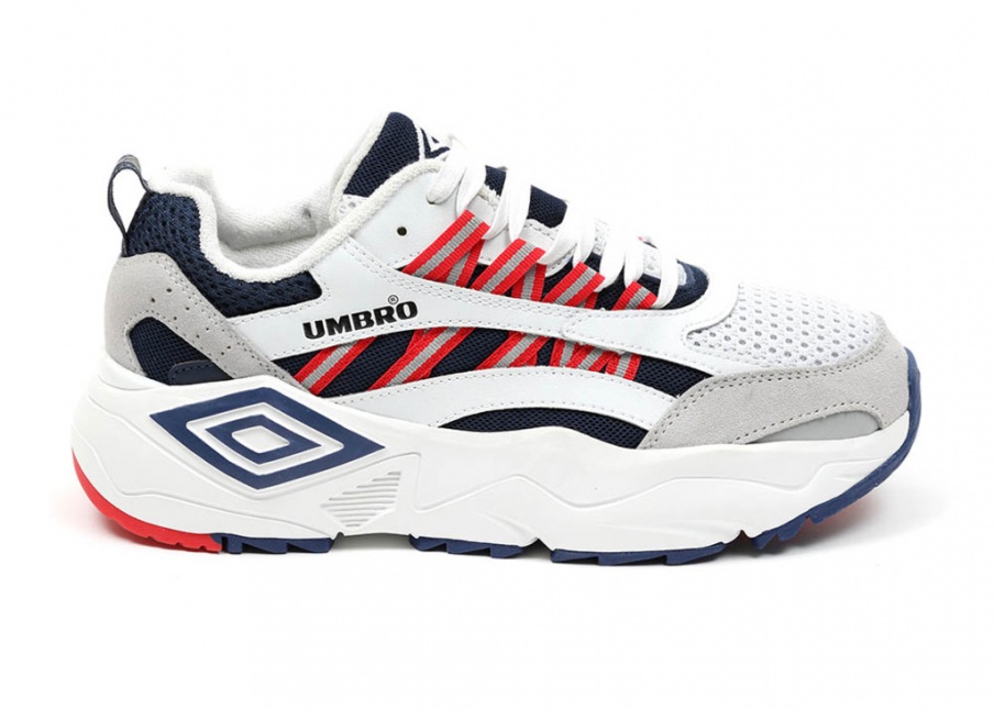 Umbro Neptune White / Navy / Red Sneaker