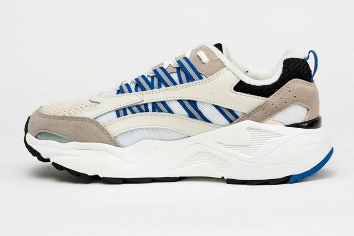 Sapato Umbro Neptune Branco/Azul/Cinza