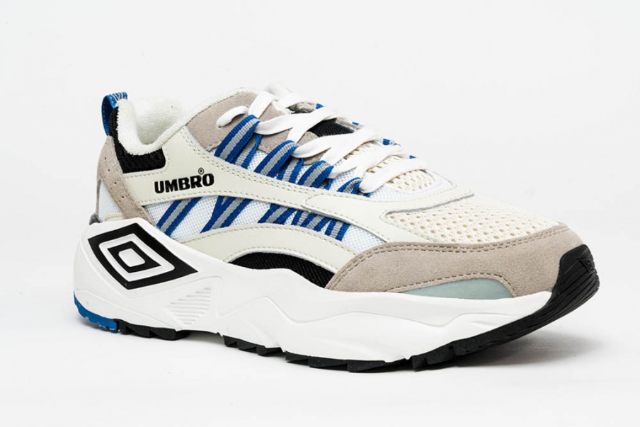 Sapato Umbro Neptune Branco/Azul/Cinza