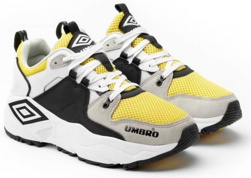 Umbro Run Yellow / Black / White Sneaker 2