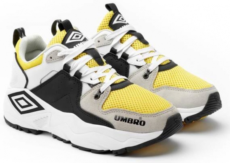 Tênis Umbro Run Amarelo/Preto/Branco