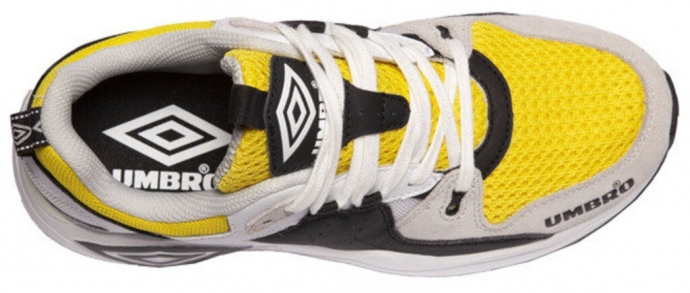 Tênis Umbro Run Amarelo/Preto/Branco
