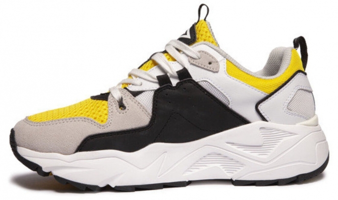 Tênis Umbro Run Amarelo/Preto/Branco