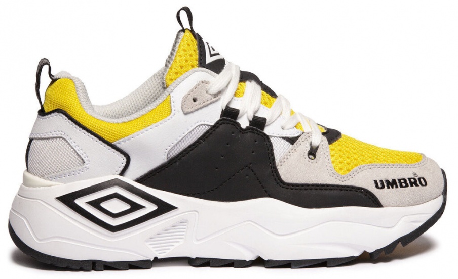 Tênis Umbro Run Amarelo/Preto/Branco