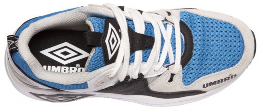 Sapato Umbro Run Branco/Azul/Preto