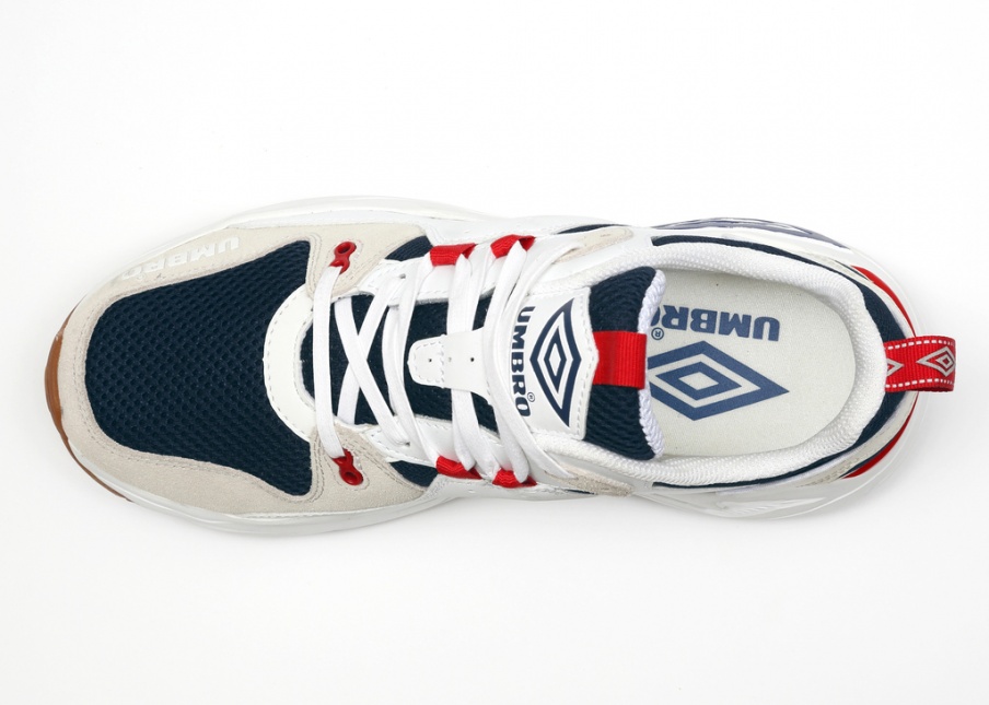 Umbro Run White / Navy / Red Sneaker