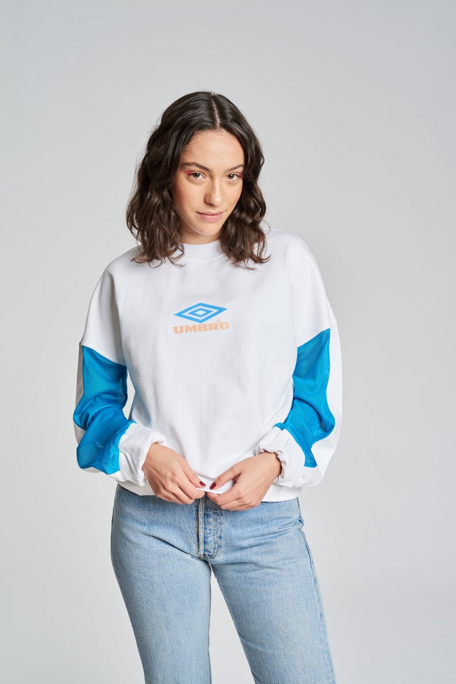 C20005-JKH-KAVAL SWEAT - WMNS BRIGHT WHITE / SKYDIVE / GELATO / TILE BLUE