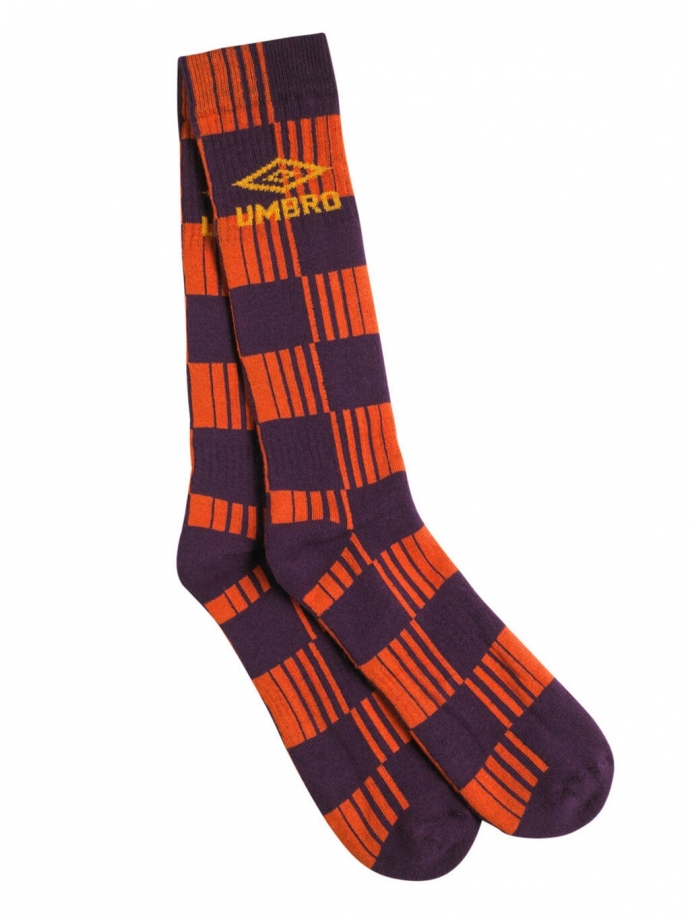 Umbro Flatliner Purple / Red Socks
