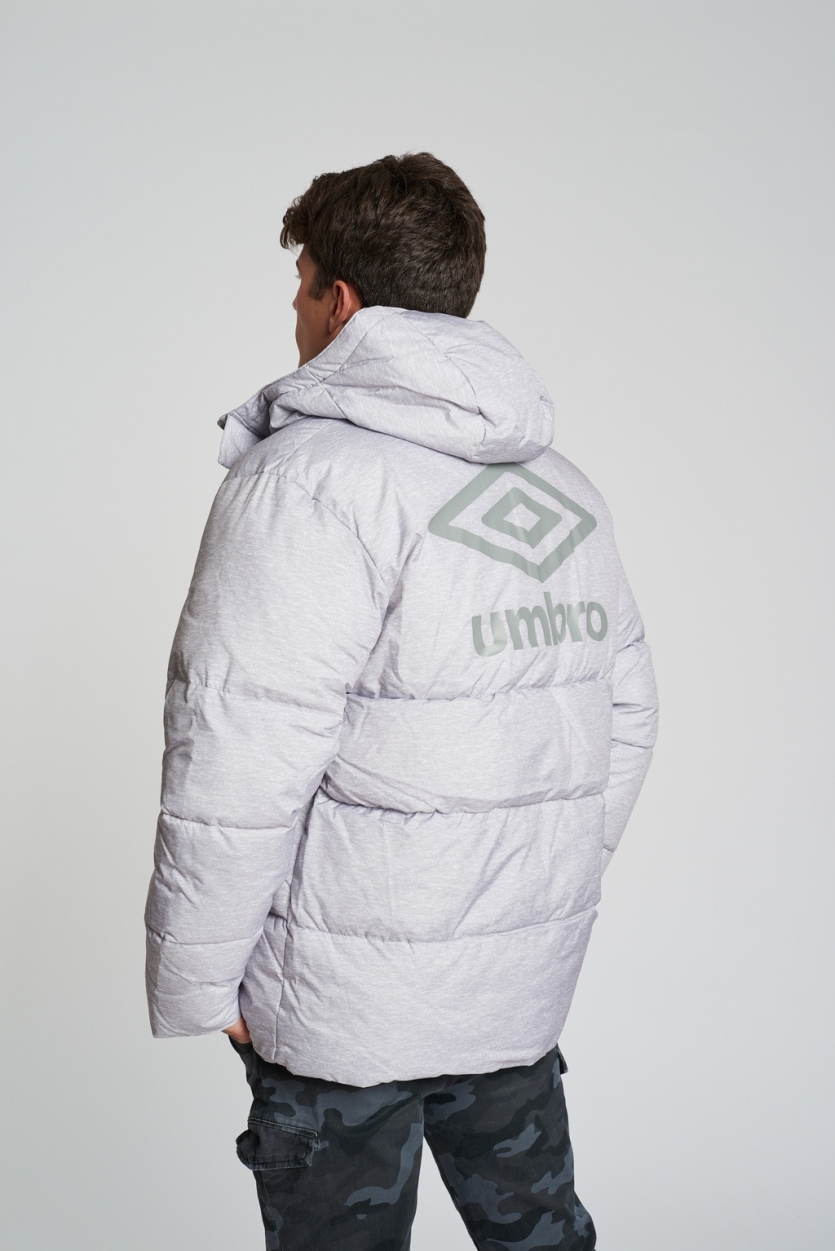 Anoraque Umbro Acolchoado Cinza 2