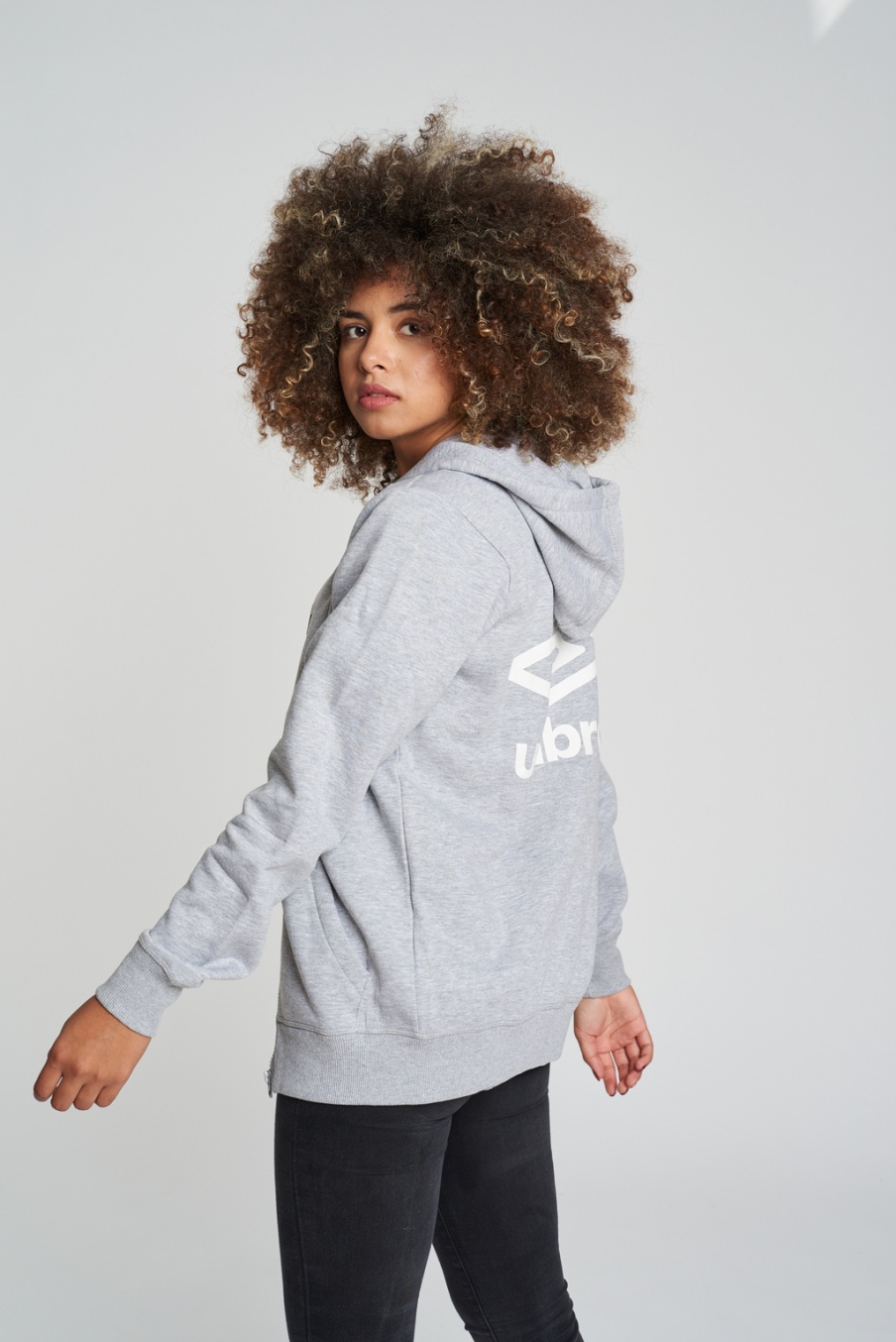 Umbro Double Hoodie Gray Jacket