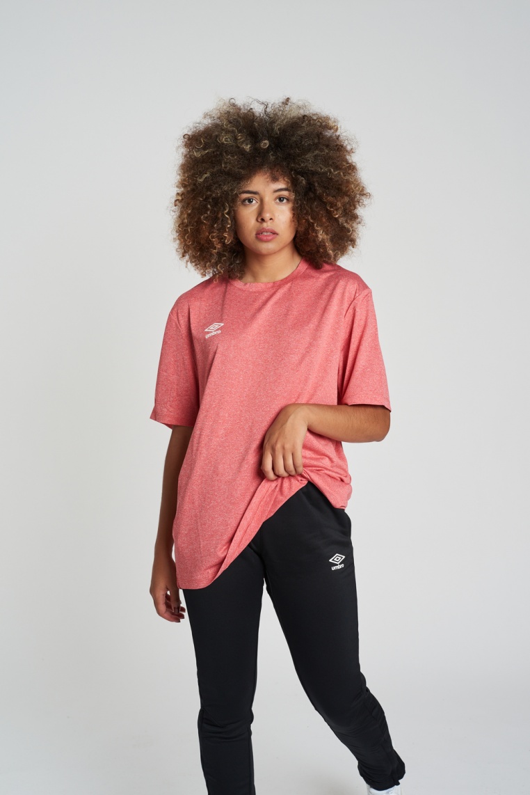 Camiseta Umbro Essentials Poly Pink