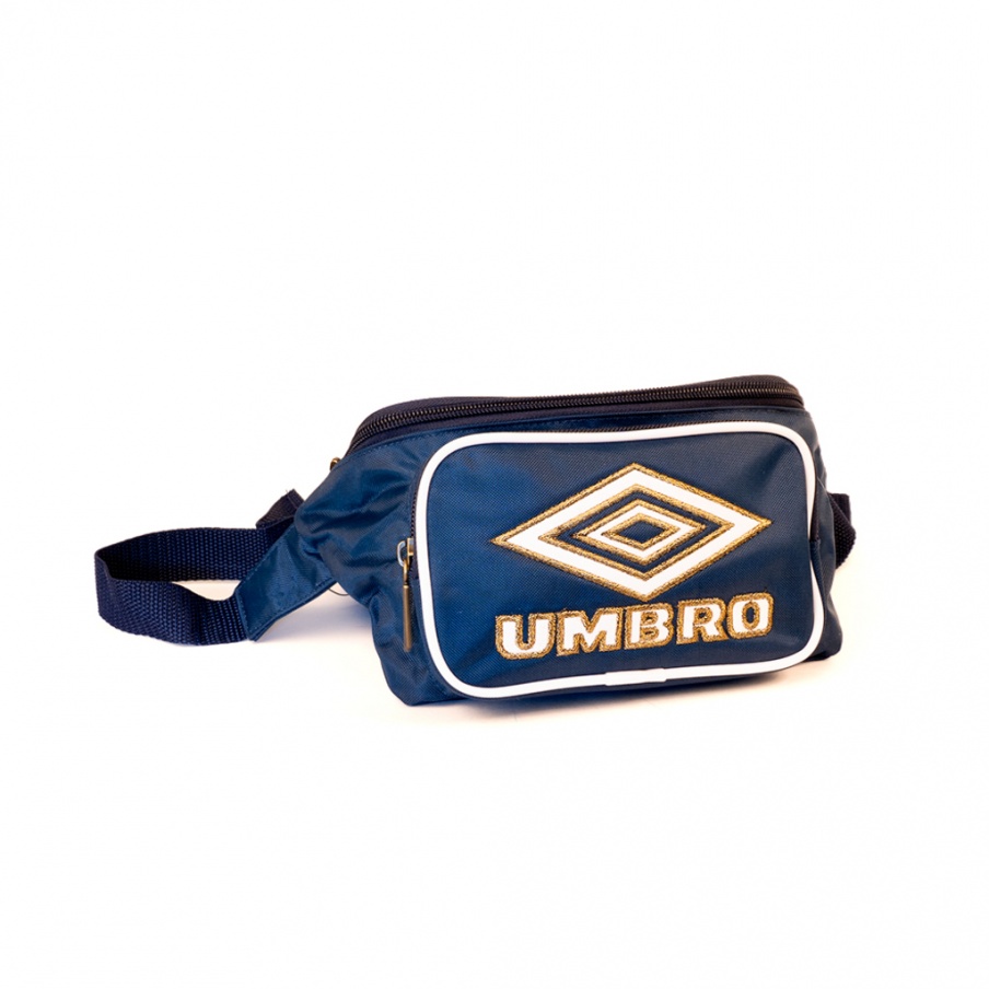 Bolsa de cintura azul retrô da Umbro