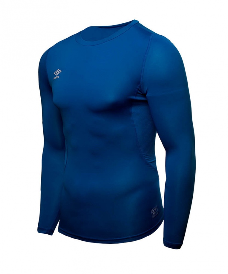 Umbro Long Sleeve Thermal T-Shirt Core Blue