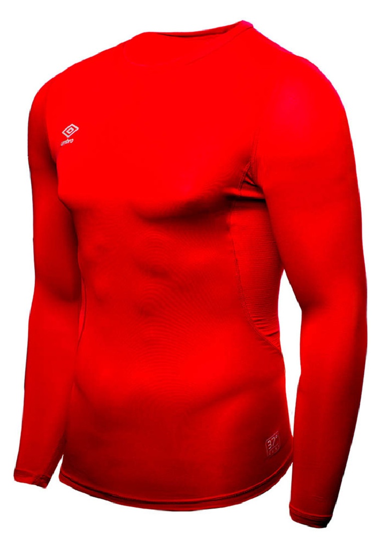 Camiseta roja manga larga Talla 10 Color ROJO MEDIO