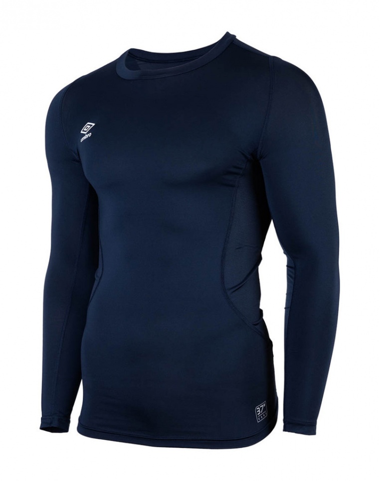 Core Crew Navy Long Sleeve Thermal Sports T-shirt