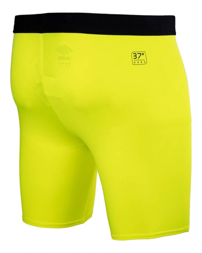 Shorts térmicos Umbro Poder amarelo