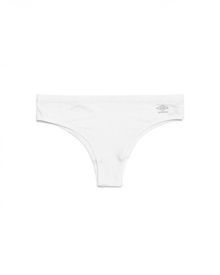 3 PACK WHITE THONG WITH LOGO