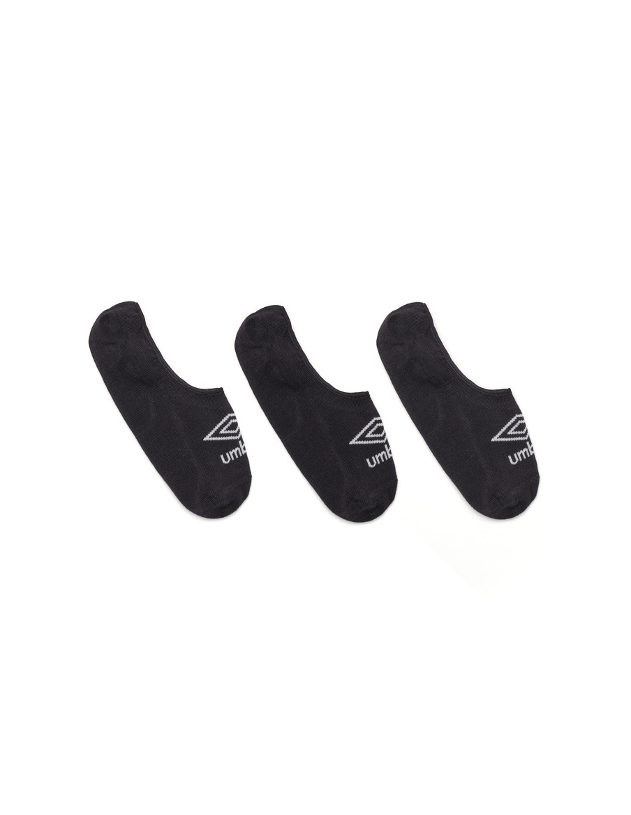 3 PACK Umbro Ghost Combed Socks Black