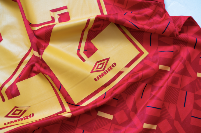 UMBRO ALL OVER PRINT JERSEY T-SHIRT -...
