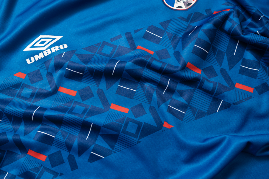 UMBRO CHEST PANEL JERSEY T-SHIRT - FRANCE