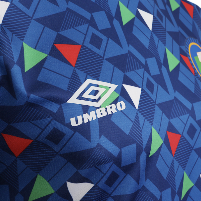 UMBRO ALL OVER PRINT JERSEY T-SHIRT -...