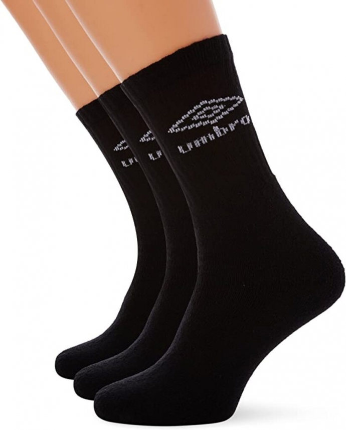 Pack 3 Sports Socks Umbro Black