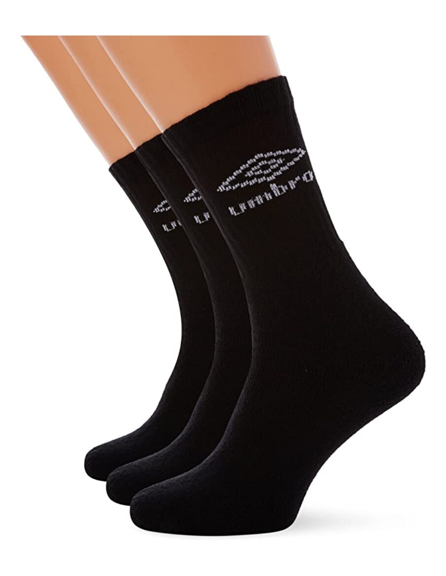Pack 3 Calcetines Deportivos Umbro Black