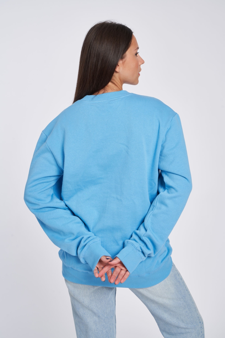 MOLETOM COM LOGO GRANDE UMBRO FW SWEAT HERITAGE AZUL