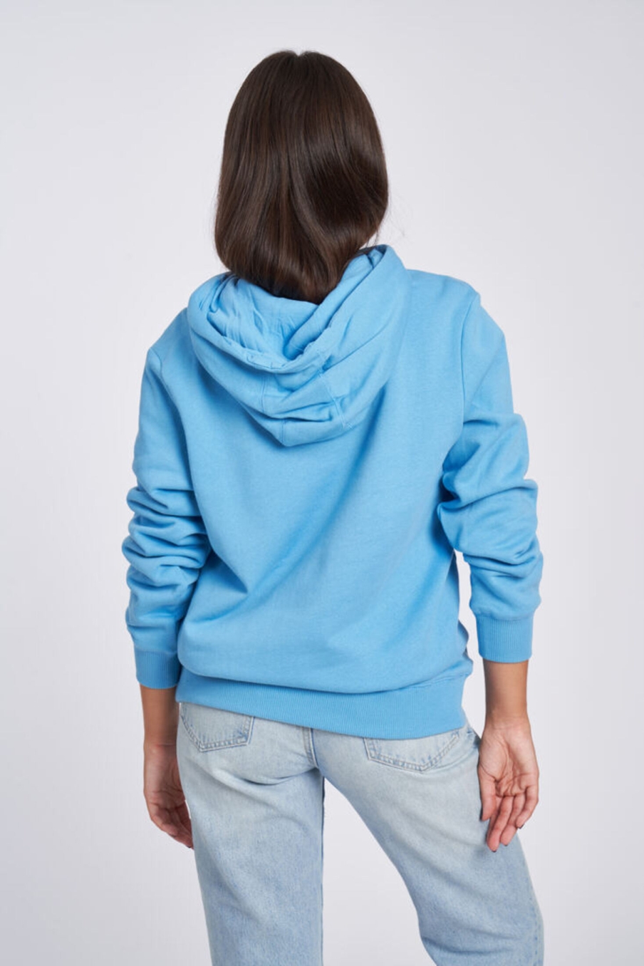 UMBRO FW LARGE LOGO HOODIE HERITAGE BLUE SWEATSHIRT