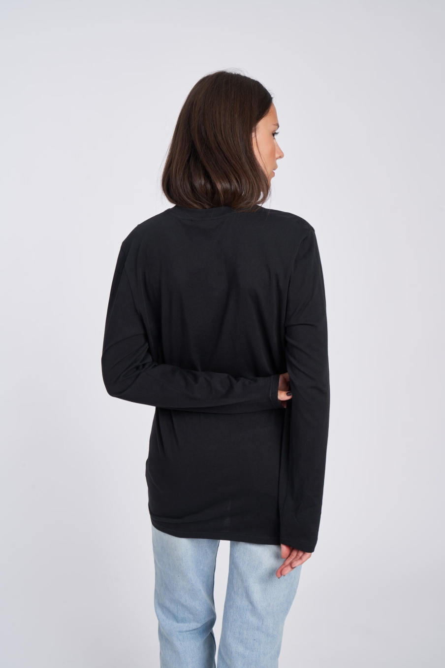 CAMISETA UMBRO FW SMALL LOGO LS TEE BLACK