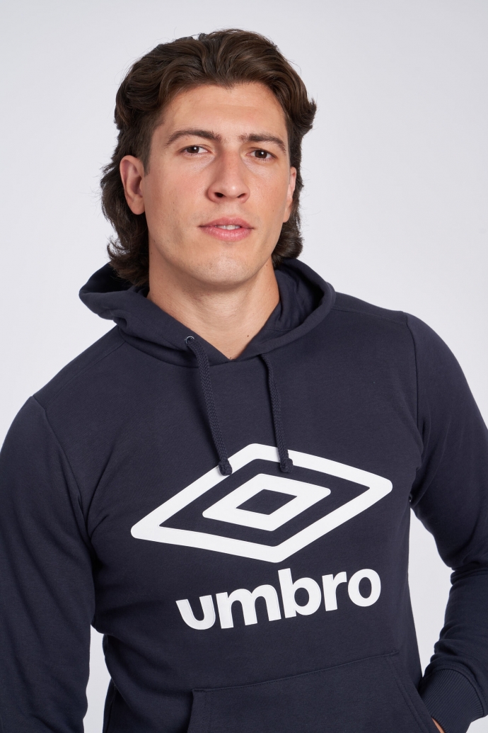 Umbro Wardrobe Hoodie Large Logo Navy...