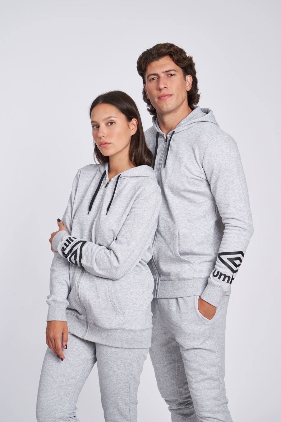 UMBRO FW TERRACE ZIP HOODIE GRAY JACKET