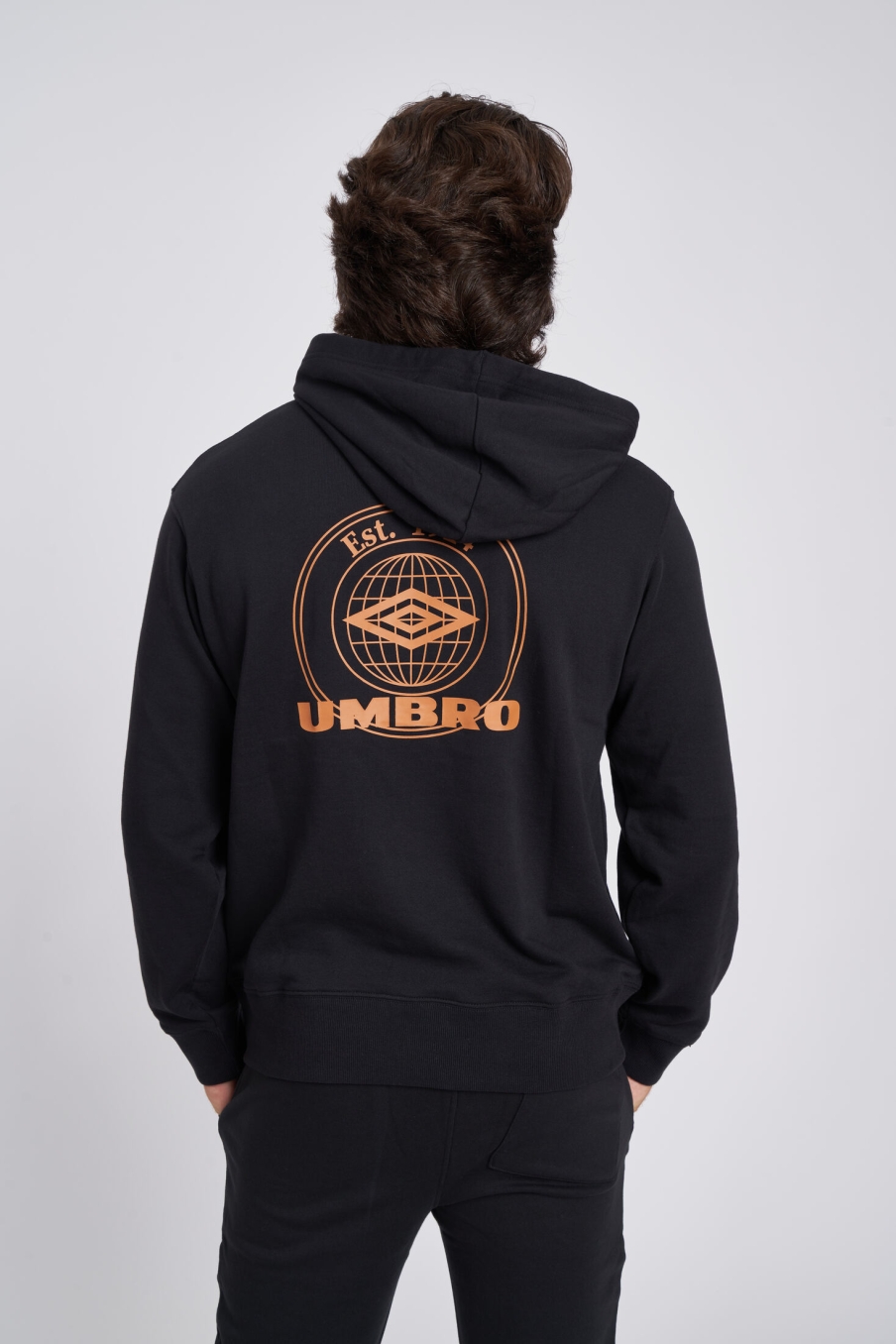 MOLETOM UMBRO COLLEGIATE GRAPHIC HOODIE PRETO