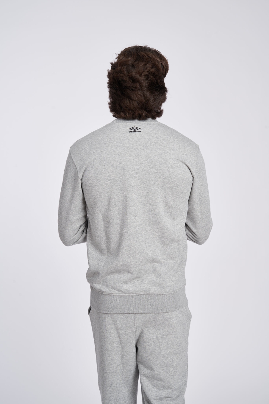 UMBRO EMBOSSED LOGO SWEAT GRAY SWEATSHIRT