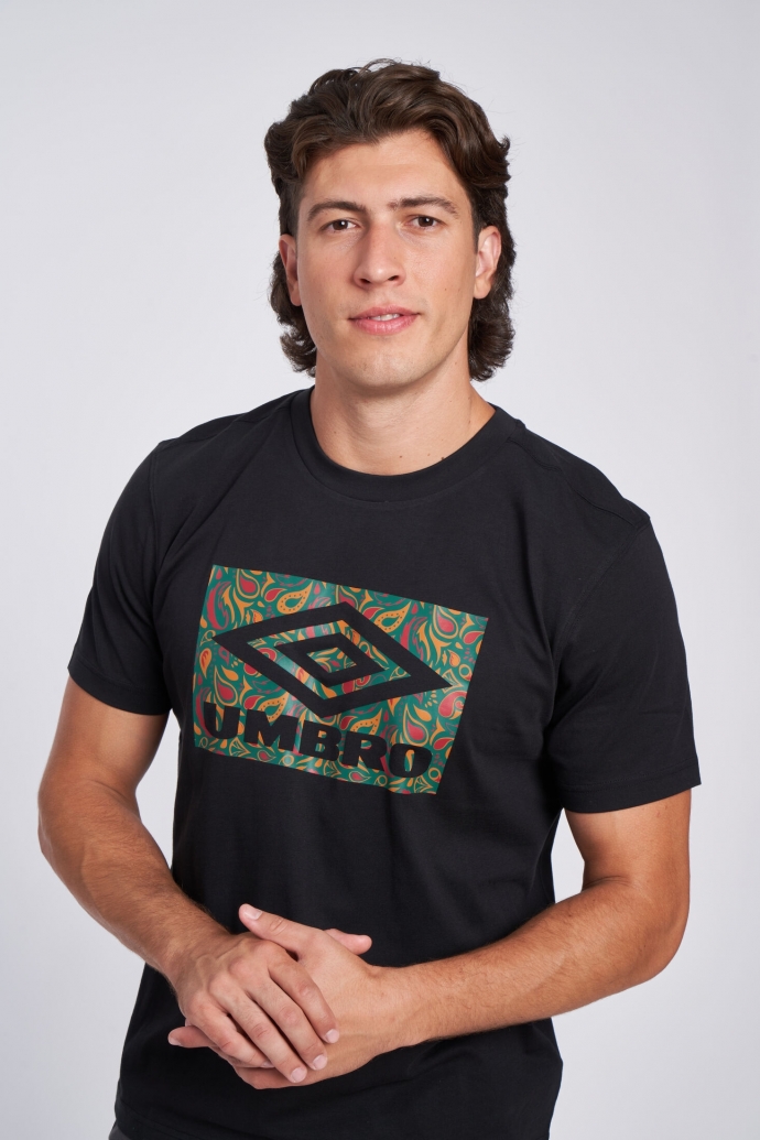 Camiseta Umbro Paisley Graphic Tee Preto